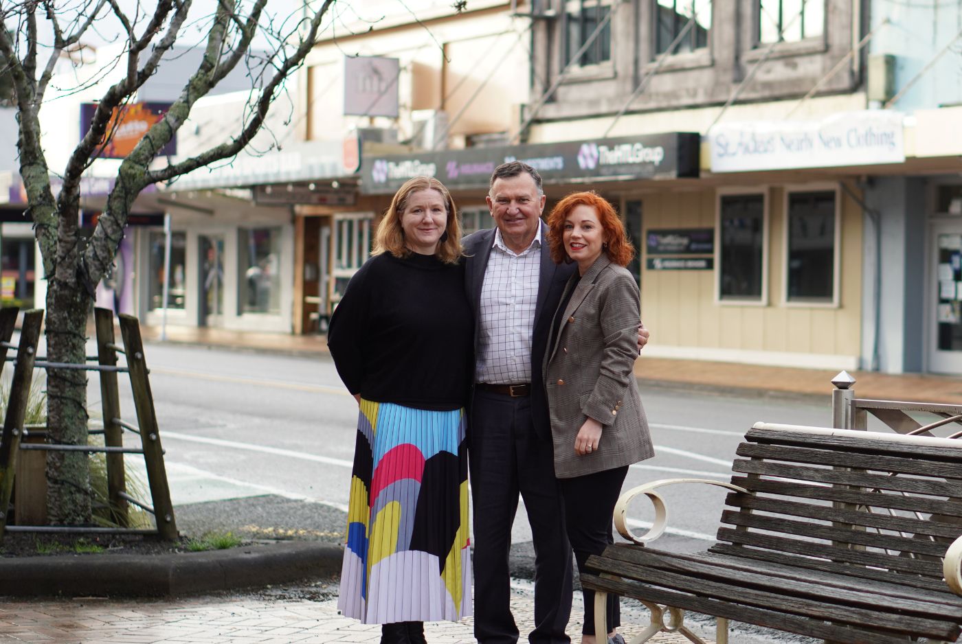 Geoff with Cath + Alice